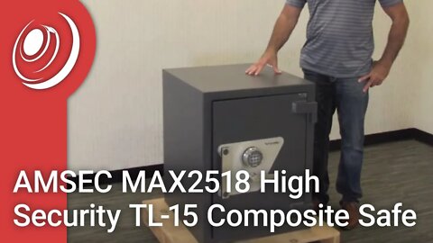 AMSEC MAX2518 High Security TL-15 Composite Safe Overview