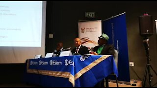 SOUTH AFRICA - Johannesburg - Eskom - Pravin Gordhan (videos) (cZy)