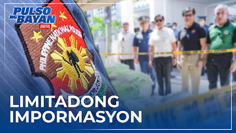 PNP, limitado pa rin ang impormasyon kaugnay sa nahuling sh*bu sa Batangas