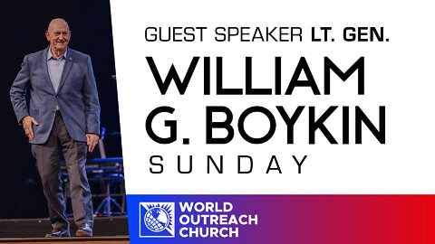 Guest Speaker: Lt. Gen. William G. Boykin