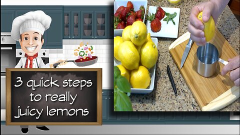 3 Quick Steps | Really Juicy Lemons!