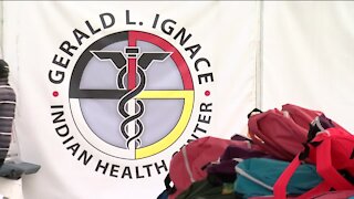 Families get free school supplies at Gerald L. Ignace Indian Health Center event