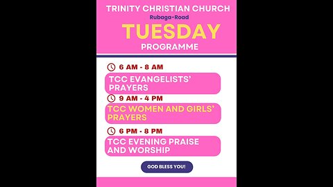 POWER -Short Video Clip PART 1 of 4: Trinity Christian Church Uganda🇺🇬🕎 Preaching(Tues 20-02-2024)