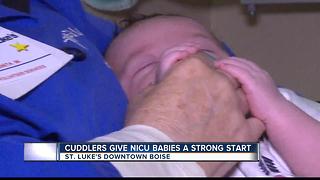 Baby cuddlers help give infants a strong start at St. Luke's