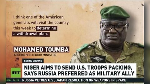 CHAD AND NIGER KICK OUT U.S. TROOPS - INVITE RUSSIAN TROOPS IN TO TAKE U.S BASES