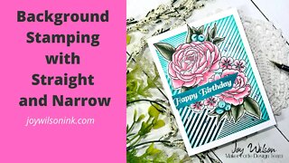Background Stamping with Straight and Narrow