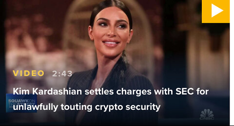 SEC Charges Kim Kardashian for Unlawfully Touting Crypto Security