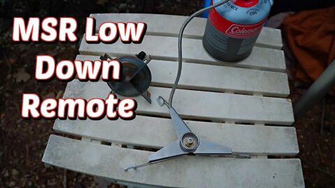 MSR Low Down Remote Backpacking Stove Adapter