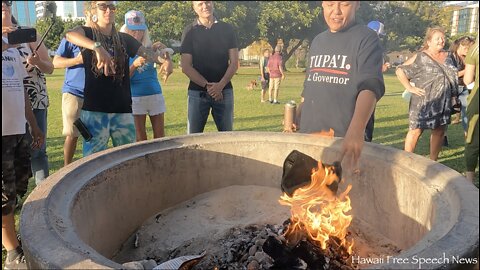 Mask Burning Event to Celebrate the End of Hawaii’s Covid Restrictions