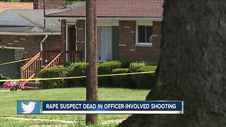 Rape suspect dead after exchanging gunfire with Akron police officers