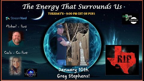 The Energy That Surrounds Us Episode Two with special guest Greg Stephens