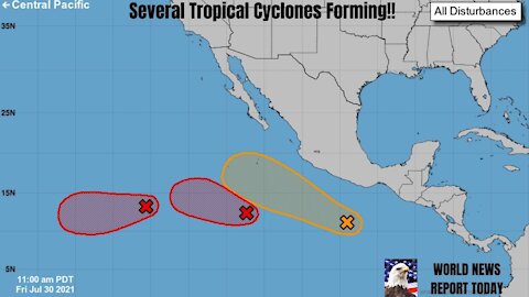Several Tropical Cyclones Forming!!