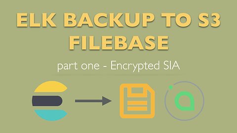Elasticsearch backup & restore to S3 SIA using docker swarm with secrets