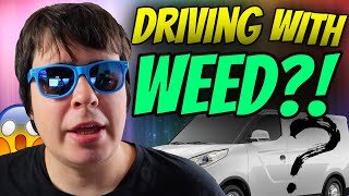 DRIVING WITH WEED PLANTS IN MY CAR!