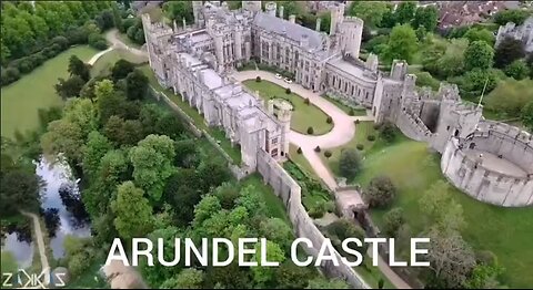 Arundel Castle, which started out as a motte and bailey in 1068 AD