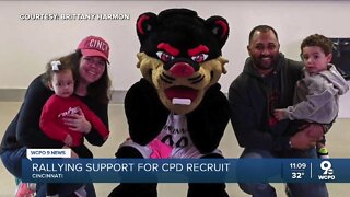 Community rallies around hospitalized Cincinnati police recruit