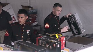U.S. Marines with Detachment Delta Company Deliver Toys to Children Across Alaska