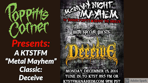 Poppitt's Corner Presents: A KTSTFM "Metal Mayhem" Classic - Deceive