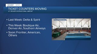 More ticket counters moving at Denver International Airport