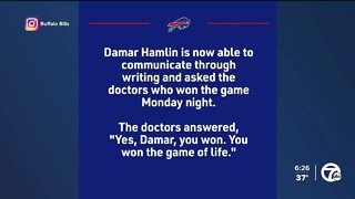 Damar Hamlin makes significant improvements
