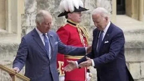 VIRAL NEWS! WINDSOR CASTLE MEETING KING CHARLES WELCOMES PRESIDENT BIDEN & UK ISRAEL