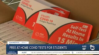 San Diego Unified students to receive At-home Rapid Antigen COVID-19 test kits