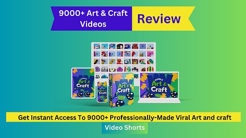 9000+ Art & Craft Videos Review - Unrestricted Usage Rights