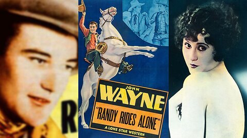RANDY RIDES ALONE (1934) John Wayne & Alberta Vaughn | Action, Mystery, Romance, Western | COLORIZED