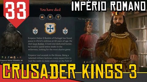 Batina TRAVE do PAPA! - Crusader Kings 3 Portugal #33 [Gameplay PT-BR]