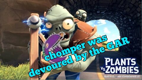 crazy gargantuar vs chomper @Pvz2 Gameplay animate