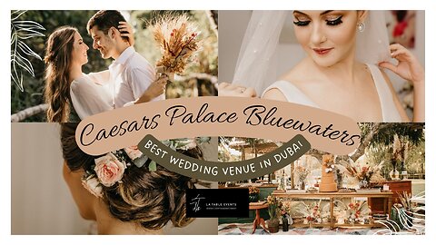Best Wedding Venue In Dubai - Caesars Palace Bluewaters