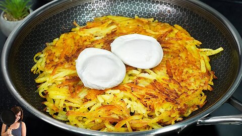 Better than fried potatoes! Ready in just a few minutes! Easy recipes with eggs and potatoes!ASMR