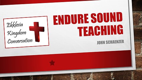 Endure Sound Teaching