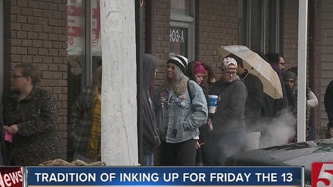 Tattoo Parlor Makes The Unlucky Friday 13th Lucky With Discounts