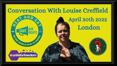Conversation with Louise Creffield Save Our Rights UK