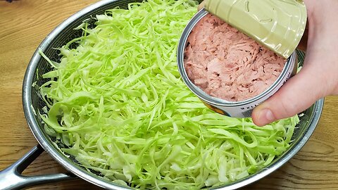 Do you have cabbage, canned tuna and potatoes at home? Top Cabbage Recipes. 4 ASMR cabbage recipes
