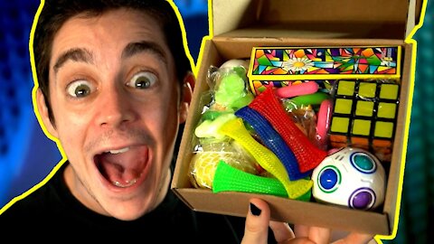 i bought a box of fidget toys to cure my ADHD