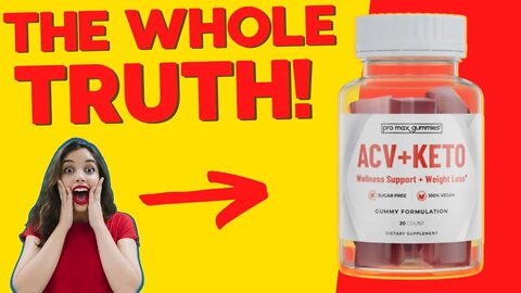 🔴 Pro Max Gummies ACV + Keto Review | Pro Max Gummies Is Good? Pro Max Gummies Ingredients