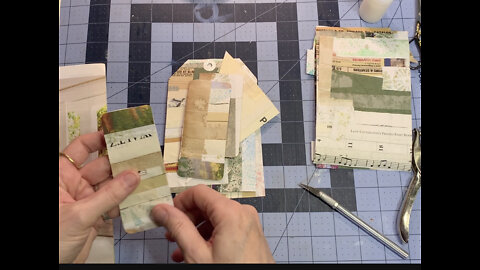 Episode 140 - Junk Journal with Daffodils Galleria - Master Board Cut Up for Mass Making!