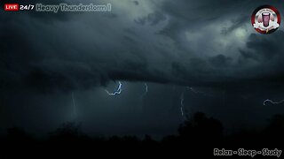 🌩️⚡ Heavy Thunderstorm: Epic Sounds of Nature for Deep Relaxation, Sleep, and Mindful Tranquility