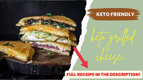 keto grilled cheese.