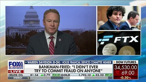 Rep. Warren Davidson 'stunned' Sam Bankman-Fried is 'not in custody'