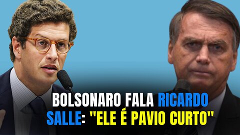 BOLSONARO fala se vai apoiar RICARDO SALLES para prefeitura de SÃO PAULO