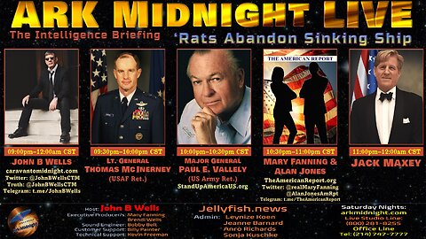 The Intelligence Briefing / ‘Rats Abandon Sinking Ship - John B Wells LIVE