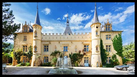 Neo Gothic Chateau Midi Pyrénées, France