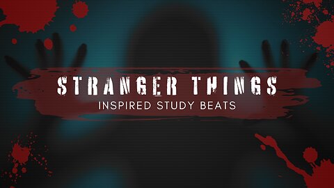 Stranger Things Inspired Study Music ~ One Hour Synthwave Retrowave Study Beats