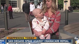 Mom Worried About Child's Cancer Treatment if Obamacare Repealed