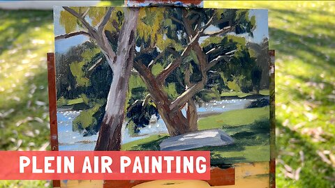 How to Paint Trees and Shimmering Water - Samuel Earp Artist
