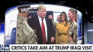 Left-wing media slam Trump's visit to US troops in Iraq