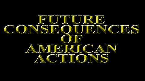 Josh Paul - Futurer consequences of American actions